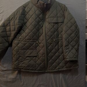 Women's's Quilted Jacket - Olive Green